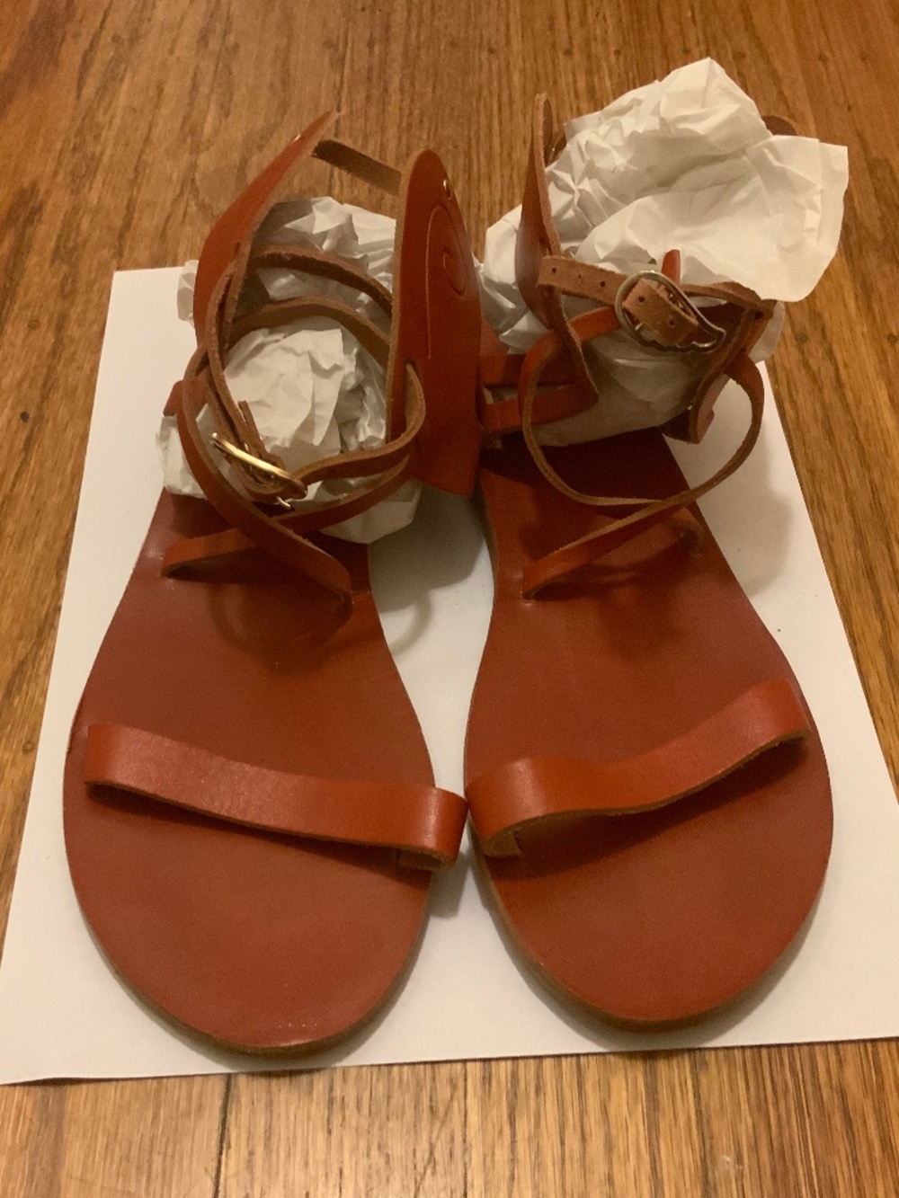 Ancient Greek Sandals Penelope Terracotta 39 Great Condition
